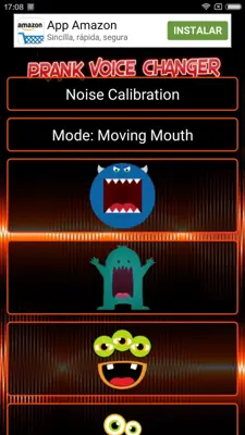 Voice Changer (Prank) android App screenshot 1